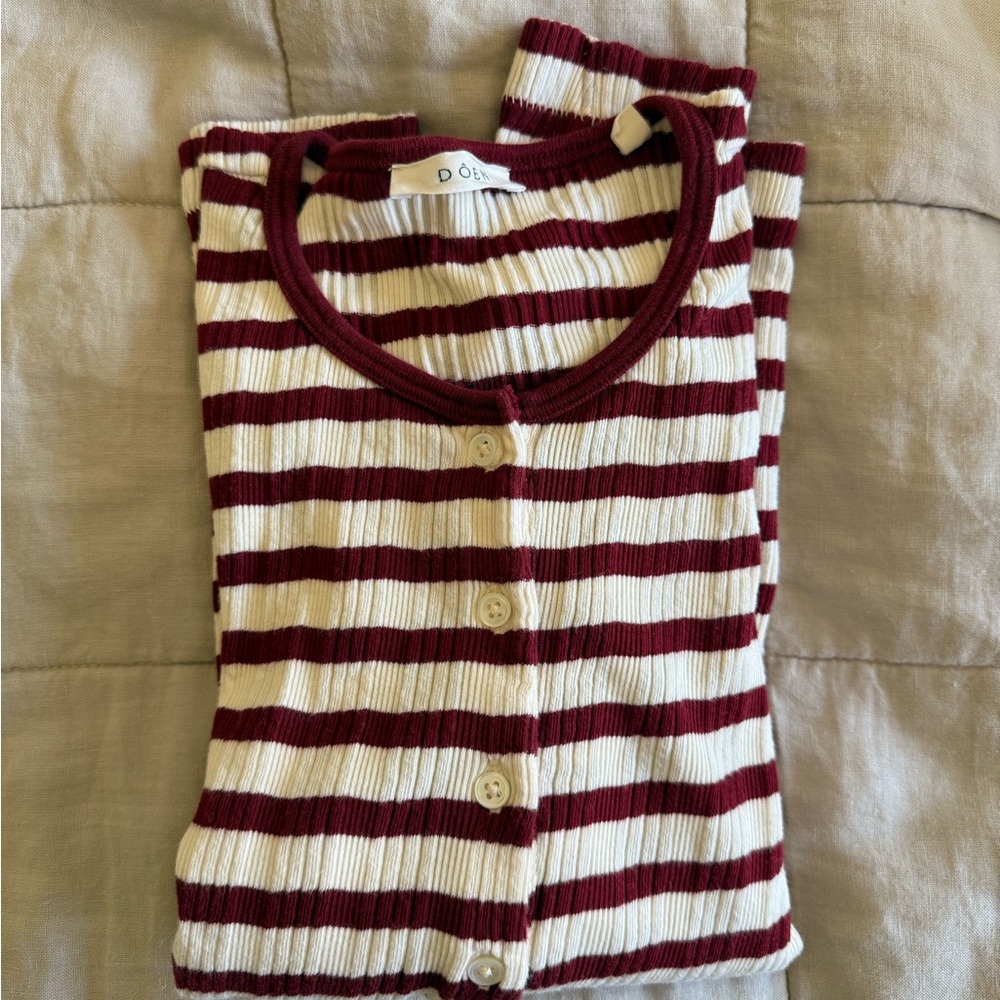 Doen Paola Stripe Long Sleeve Tee (L) - Picture 4 of 5